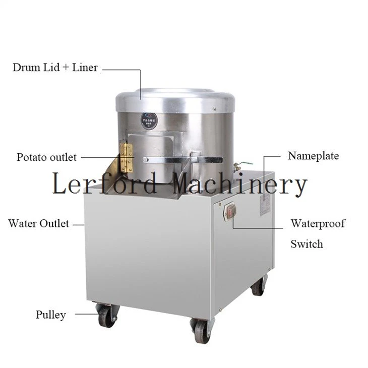 potato peeling machinery