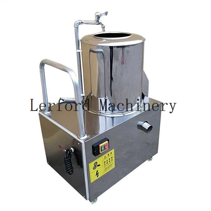 potato washing and peeling machine