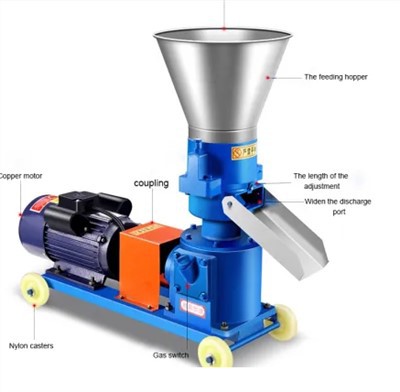 Nyúltakarmány-pelletkészítő gép